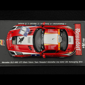 Mercedes-Benz AMG SLS GT3 Nr 1 Platz 2. ADAC 24h Nürburgring 2014 Black Falcon 1/43 Spark SG129