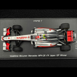Jenson Button McLaren MP4-26 Mercedes n° 4 Winner 2011 Suzuka F1 Grand Prix 1/43 Spark SJ007