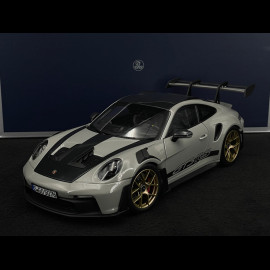 Porsche 911 GT3 RS Type 992 2022 Weissach Package Chalk Grey 1/18 Norev 187355