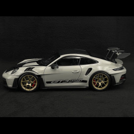 Porsche 911 GT3 RS Type 992 2022 Weissach Package Chalk Grey 1/18 Norev 187355