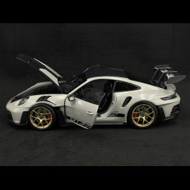 Porsche 911 GT3 RS Type 992 2022 Weissach Package Chalk Grey 1/18 Norev 187355