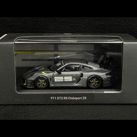 Porsche 911 GT2 RS Clubsport 25 Typ 991.2 2021 Mattgrau / Grello touch 1/43 Spark WAP0201510PGT2