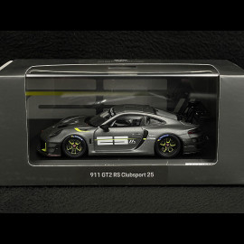 Porsche 911 GT2 RS Clubsport 25 Type 991.2 2021 Matte grey / Grello touch 1/43 Spark WAP0201510PGT2