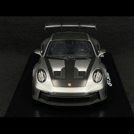Porsche 911 GT3 RS Type 992 2023 Weissach Package GT Silver Metallic 1/18 Spark WAP0211540P003