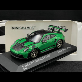 Porsche 911 GT3 RS Type 992 2023 Weissach Pack Python Green 1/43 Minichamps 413062111