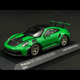 Porsche 911 GT3 RS Type 992 2023 Weissach Pack Python Green 1/43 Minichamps 413062111