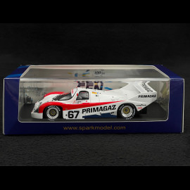 Porsche 962 C Nr 67 Platz 10. 24h Le Mans 1989 Primagaz Obermaier Racing 1/43 Spark S9892