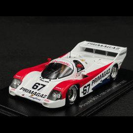Porsche 962 C Nr 67 Platz 10. 24h Le Mans 1989 Primagaz Obermaier Racing 1/43 Spark S9892
