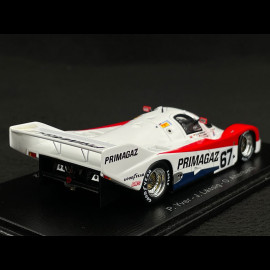 Porsche 962 C Nr 67 Platz 10. 24h Le Mans 1989 Primagaz Obermaier Racing 1/43 Spark S9892