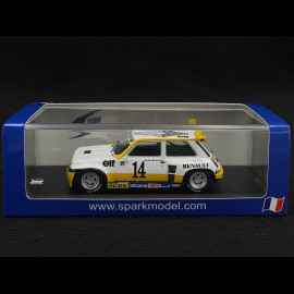 Renault 5 Turbo Super Production N° 14 Championnat de France 1985 Elf 1/43 Spark SF173