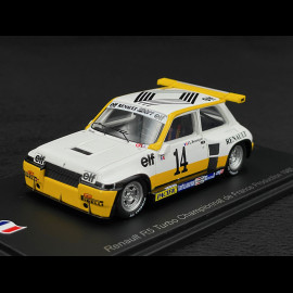 Renault 5 Turbo Super Production N° 14 Championnat de France 1985 Elf 1/43 Spark SF173