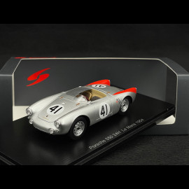 Porsche 550 /4 RS 1500 Spyder Nr 41 24h Le Mans 1954 Hermann 1/43 Spark S9708