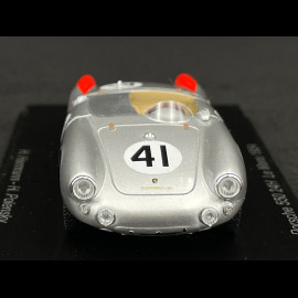 Porsche 550 /4 RS 1500 Spyder N° 41 24h Le Mans 1954 Hermann 1/43 Spark S9708