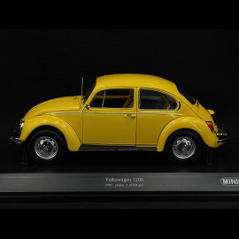 Volkswagen 1200 Beetle 1983 Yellow 1/18 Minichamps 150057106