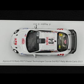 Alpine A110 n° 64 Rally Monte Carlo 2023 1/43 Spark S6723