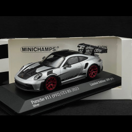 Porsche 911 GT3 RS Typ 992 Weissach Package 2023 Silber 1/43 Minichamps 413062114