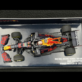 Max Verstappen Red Bull RB16B n° 33 Winner GP Mexico 2021 World Champion F1 1/43 Minichamps 410211933