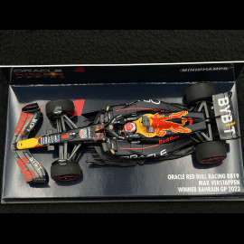 Max Verstappen Red Bull RB19 n° 33 Winner GP Bahrein 2023 World Champion F1 1/43 Minichamps 417230101