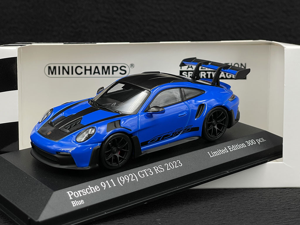 Porsche 911 GT3 RS Type 992 2023 Weissach Package Shark Blue 1/43