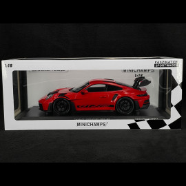 Porsche 911 GT3 RS Typ 992 2023 Indischrot 1/18 Minichamps 153062237