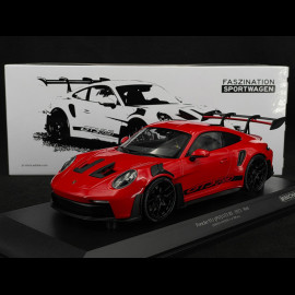 Porsche 911 GT3 RS Typ 992 2023 Indischrot 1/18 Minichamps 153062237