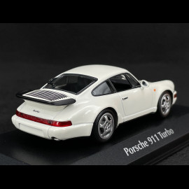 Porsche 911 Turbo Typ 964 1990 Grand Prix Weiß 1/43 Minichamps 940069105