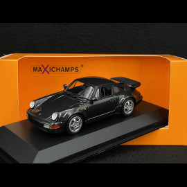 Porsche 911 Turbo Type 964 1990 Black 1/43 Minichamps 940069106