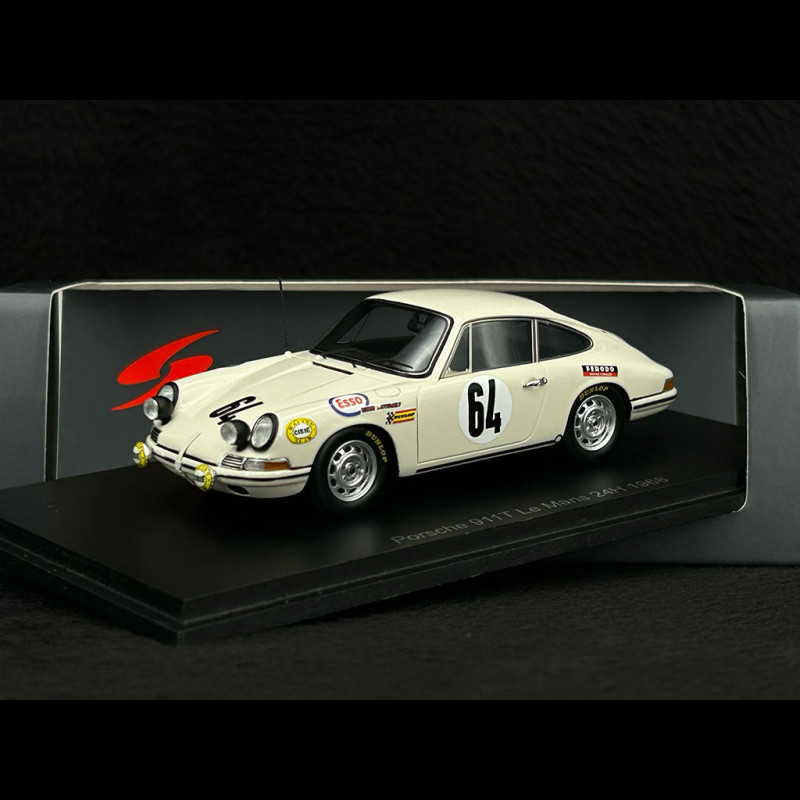 Porsche 911T n° 64 24h Le Mans 1968 1/43 Spark S9740