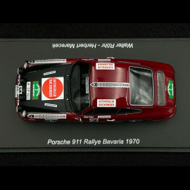 Porsche 911 S n° 7 Rallye Bavaria 1970 1/43 Spark SG834