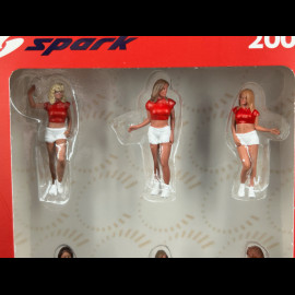 Diorama Figuren Set Grid girls 2000s Hawaiian Tropic 1/43 Spark 43AC024