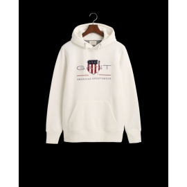 Gant Sweatshirt Hoodie mit Kapuze Weiß - Herren 2047082-113