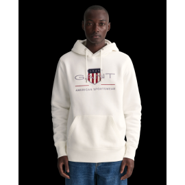 Gant Sweatshirt Hoodie mit Kapuze Weiß - Herren 2047082-113