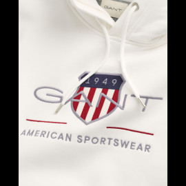 Gant Hoodie Sweatshirt White 2047082-113