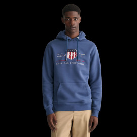 Gant Sweatshirt Hoodie mit Kapuze Blau - Herren 2047082-403