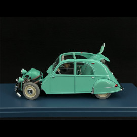 Tintin The Broken 2CV - The Castafiore Emerald - Blue 1/24 29911