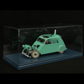 Tintin The Broken 2CV - The Castafiore Emerald - Blue 1/24 29911