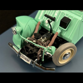 Tintin The Broken 2CV - The Castafiore Emerald - Blue 1/24 29911