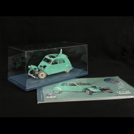 Tintin The Broken 2CV - The Castafiore Emerald - Blue 1/24 29911