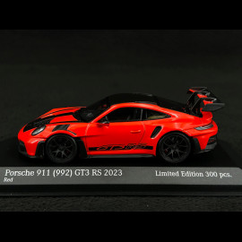 Porsche 911 GT3 RS Type 992 Weissach Package 2023 Guards Red 1/43 Minichamps 413062108