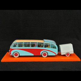 Tim und Struppi Der Swissair-Bus - Der Fall bienlein - Blau / Rot 1/43 29581