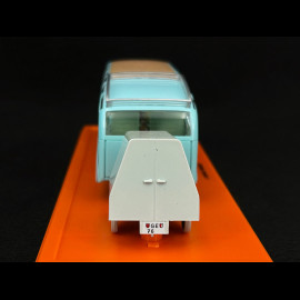 Tim und Struppi Der Swissair-Bus - Der Fall bienlein - Blau / Rot 1/43 29581