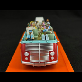 Tim und Struppi Der Swissair-Bus - Der Fall bienlein - Blau / Rot 1/43 29581