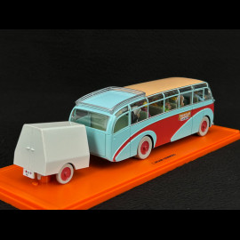 Tim und Struppi Der Swissair-Bus - Der Fall bienlein - Blau / Rot 1/43 29581