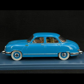 Tim und Struppi Das Panhard Dyna Z Taxi - Kohle an Bord - Blau 1/24 29930