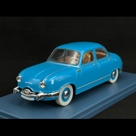 Tim und Struppi Das Panhard Dyna Z Taxi - Kohle an Bord - Blau 1/24 29930