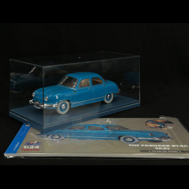 Tim und Struppi Das Panhard Dyna Z Taxi - Kohle an Bord - Blau 1/24 29930