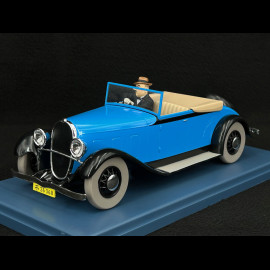 Tim und Struppi Gibbons' Cabrio - Der Blaue Lotos - Blau 1/24 29946