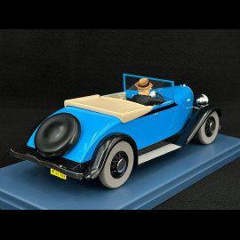 Tim und Struppi Gibbons' Cabrio - Der Blaue Lotos - Blau 1/24 29946