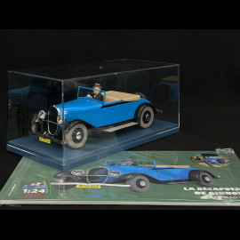 Tim und Struppi Gibbons' Cabrio - Der Blaue Lotos - Blau 1/24 29946