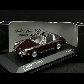 Porsche 911 Targa 1965 Burgundrot 1/43 Minichamps 400061160